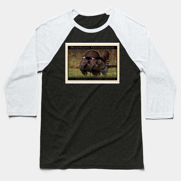 Southern Gentlemen Baseball T-Shirt by Padgination's Creations